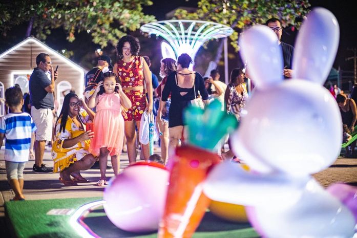 Vila Páscoa está disponível para visitação durante 30 dias e a população poderá aproveitar o local