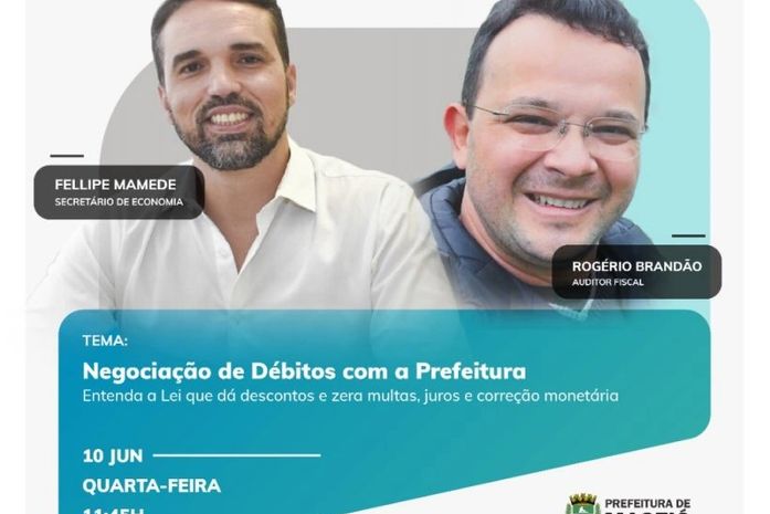 Live esclarece dúvidas de contribuintes sobre descontos em débitos tributários