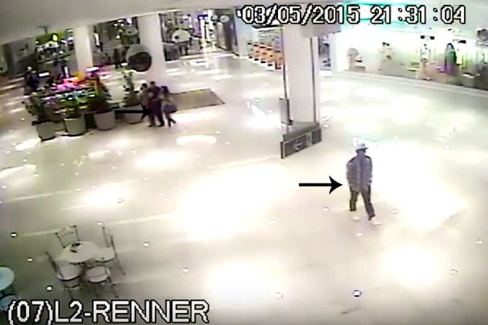 Vídeo mostra furto em loja de Shopping Center