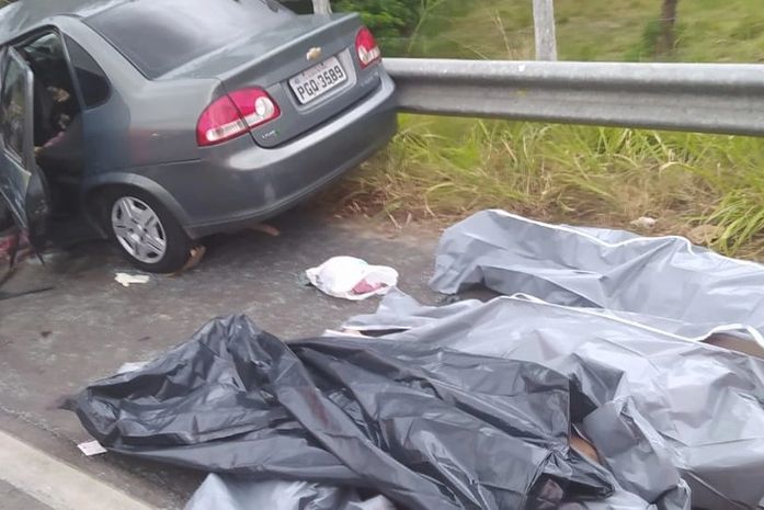 Colisão deixa saldo de três mortos na BR-316 em Maribondo