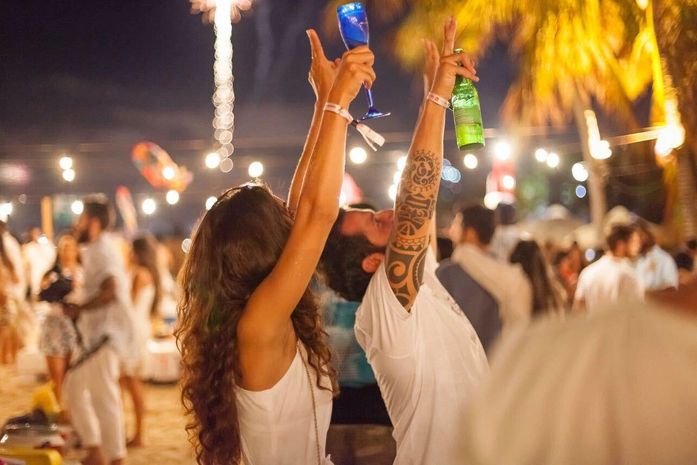 Réveillon NemVem, na praia de Riacho Doce