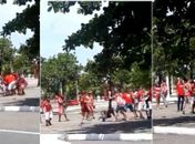 Vídeos mostram momentos de agressão envolvendo torcidas organizadas