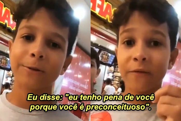 Lucas, de 10 anos, teve vídeo viralizado após defender trans