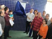 Professora Graça e vereadores participam de solenidade que presta homenagem a Acebílio Vieira Leite