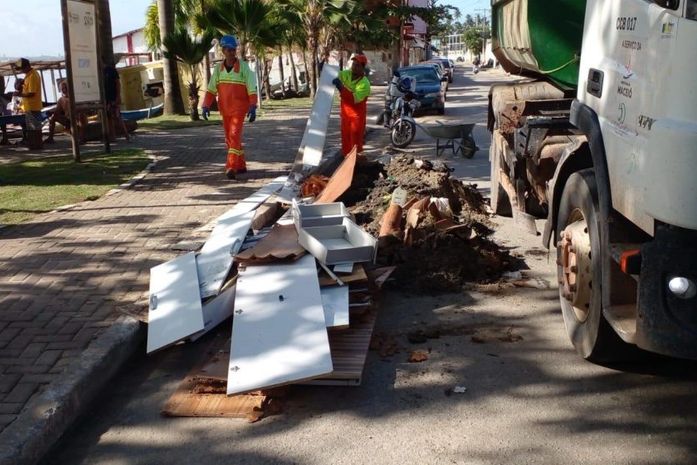 Sudes recolhe mais de 420 toneladas de resíduos em bairros afetados pelas chuvas