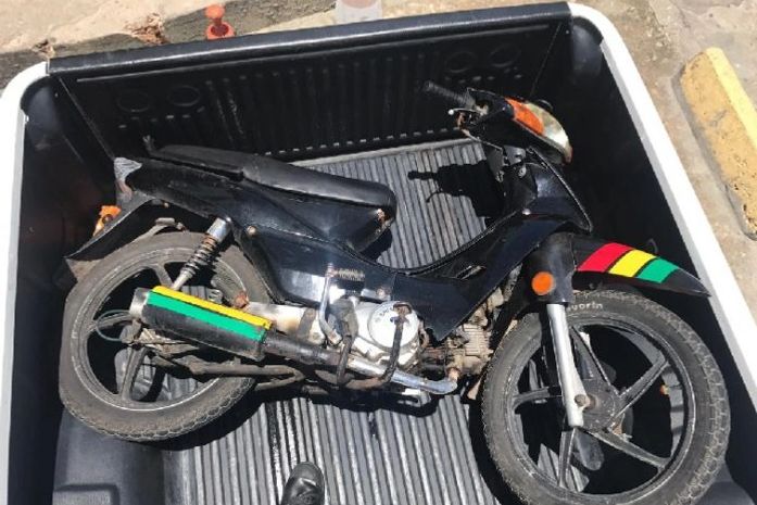 Ciclomotor utilizado nos atropelamentos