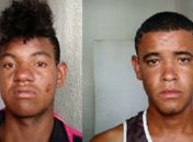 José Almir da Silva Ramos (esq) e Wellington Gomes da Silva (dir)