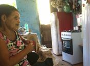 Maria, mãe de Davi Silva 