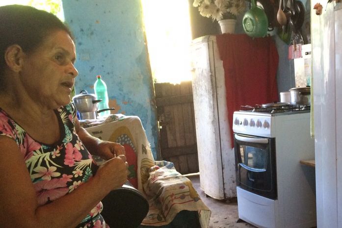 Maria, mãe de Davi Silva