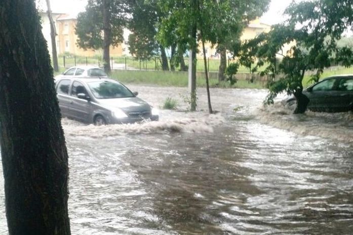 Campus da Ufal alagado