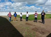 Comissões de Meio Ambiente e Qualidade de Vida e representantes da Agricultura visitam aéreas do Projeto “Horta Orgânica na Escola”