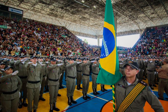 Segurança em Alagoas é reforçada com a formatura de 923 policiais militares