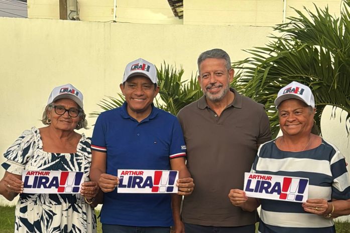 Arthur Lira se reúne com Tia Júlia e Júlio Cezar e fecha aliança política para o Senado Federal