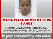 Por que a Inteligência Artificial não é usada, em Alagoas, para prevê a aparência atual de crianças desaparecidas, como Maria Clara? Ou, 780 dias sem Maria