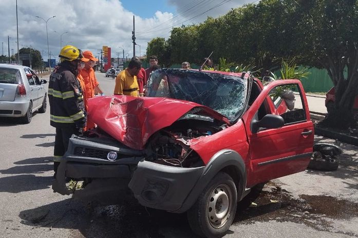 Motorista fica ferido após colidir com árvore na AL-220