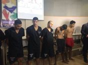 Acusados foram apresentados durante coletiva