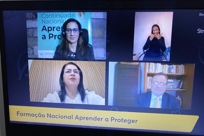 Secretária Roseane Vasconcelos participa de aula inaugural da formação Aprender a Proteger