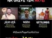 Artistas alagoanos realizam ato cultural na porta de empresas