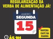 Sindpol realizará ato público pela regularização do pagamento da verba de alimentação nesta segunda