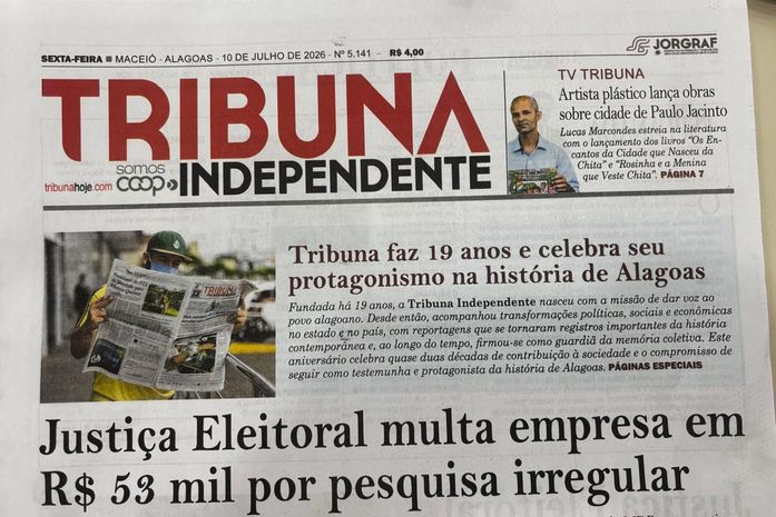 Da crise ao pioneirismo; Jornal Tribuna Independente celebra 19 anos de jornalismo e superação em AL