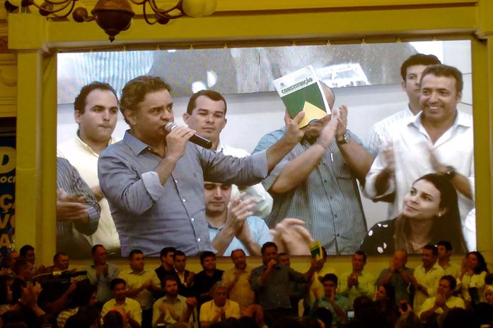 Aécio Neves lançou campanha nacional de filiação ao PSDB em Alagoas