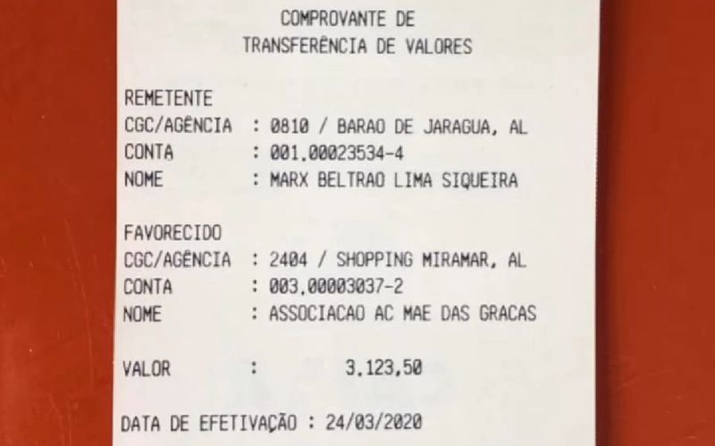 Em tempos de pandemia,deputado federal,Marx Beltrão, dá exemplo e doa  metade do salário para abrigos de idos@s.