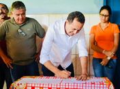Mata Grande: Prefeito Erivaldo Mandu assina Ordem de Serviço para iniciar obras de Melhorias Habitacionais no combate à Doença de Chagas