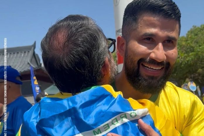 Deputado Fabio Costa participa do Brasil nas Ruas ao lado de Alfredo Gaspar e apoiadores