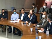 Pedro Vilela se reúne com JHC e a Abrasel