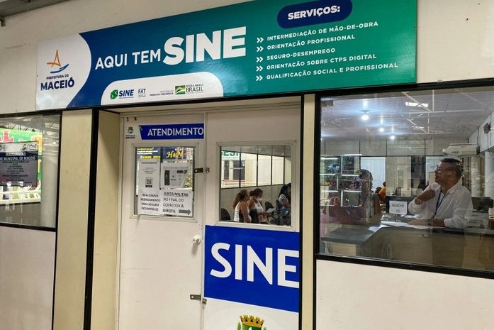 Procurando emprego? Sine oferta mais de 1,2 mil vagas em Maceió; veja como concorrer