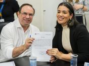 Prefeito Luciano Barbosa empossa nova secretária de Saúde de Arapiraca e garante: "Os avanços continuam"