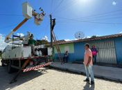 Prefeitura de Anadia inicia implantação de iluminação em LED no conjunto Ilda Oliveira