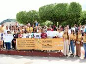 Assistência Social de Santana do Mundaú promove caminhada em alusão ao Maio Laranja