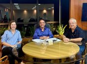 Cibele Moura e Abrahão Moura se reúnem com governador Paulo Dantas para discutir investimentos em Paripueira