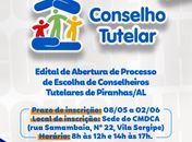 CMDCA lança edital para eleição do Conselho Tutelar em Piranhas