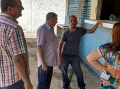Prefeito Zé do Pedrinho vistoria obras em andamento na cidade