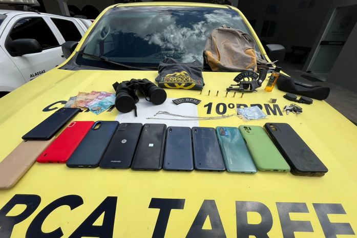 PM apreende cinco armas e efetua prisões em Maceió e no interior de AL