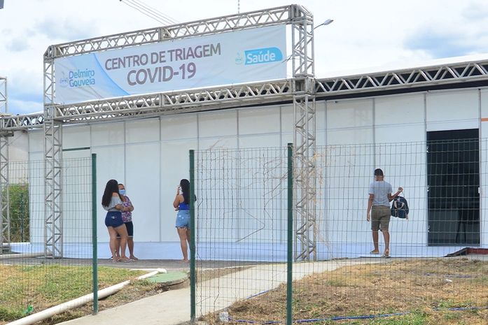 Centro de Triagem para a COVID-19 é instalado ao lado da UPA de Delmiro Gouveia