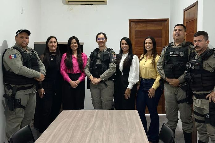 Girau do Ponciano planeja ações em defesa das mulheres durante reunião com a Patrulha Maria da Penha