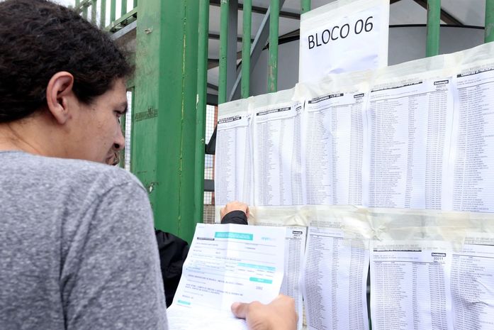 Sala de controle monitora 9,4 mil locais de aplicação do Enem no país