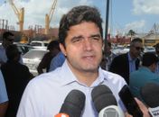 Rui Palmeira durante a entrega