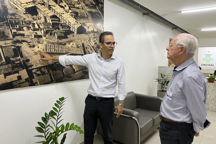 Uncisal recebe visita do médico Carlito Cedrim, ícone da saúde em Alagoas