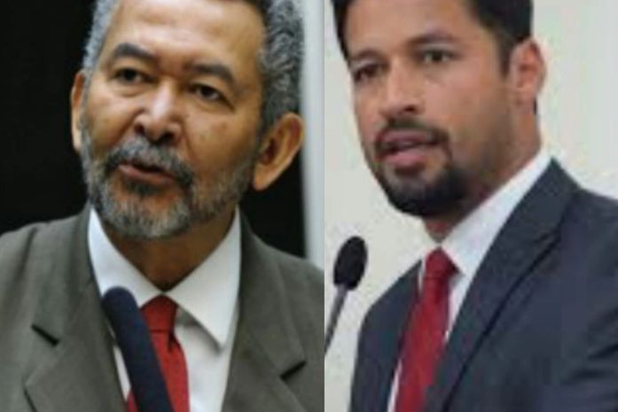 O deputado federal Paulão e o senador Rodrigo Cunha