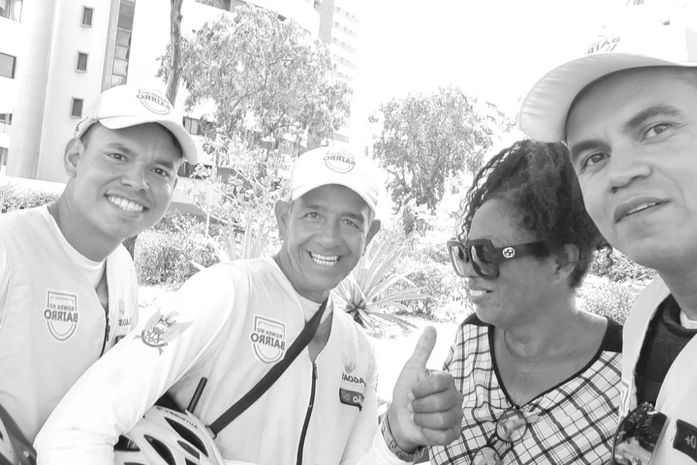 O Programa Ronda no Bairro e o simpático sargento Julião.