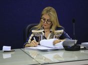 A vereadora Silvania Barbosa, autora do PL.