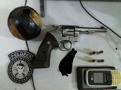 Jovem de 21 anos é preso por porte ilegal de arma