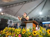 Prefeito Gilberto e Deputada Gabi Gonçalves participam de culto ao ar livre em ação de graças aos 109 Anos de Emancipação Política de Rio Largo