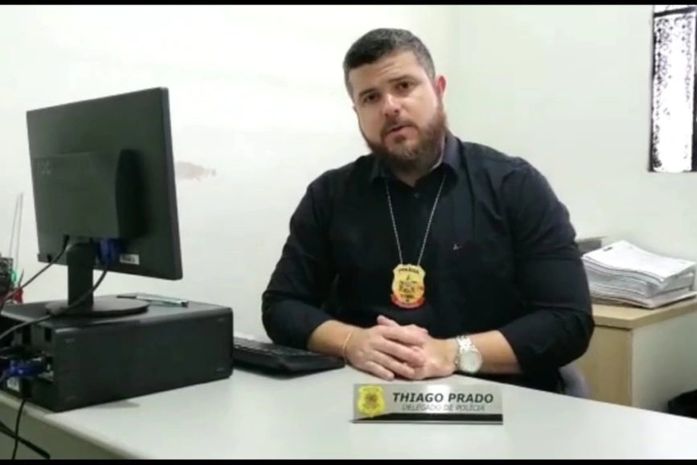 Delegado Thiago Prado, da Divisão Especial de Investigação e Capturas