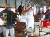 Trem Maria Fumaça anima o quinto dia do São João de Maceió neste domingo (27)