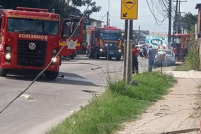 Motorista que provocou acidente que matou mulher e criança carbonizados ainda não se apresentou à polícia 